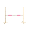 Jumping obstacle for Hobby Horse 160 cm, h-120cm, beam pink