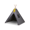 Kids Teepee Tent + decorative feathers- anthracite