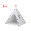 Kids Teepee Tent + decorative feathers- gray