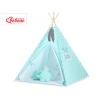 Kids Teepee Tent + decorative feathers- Marocco mint