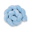 Knot bumper minky 180cm - blue