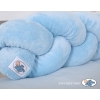 Knot bumper minky 180cm - blue