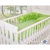 Knot bumper minky 180cm- green
