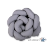 Knot Newborn Pillow Braided bumper 2M- anthracite