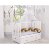 Knotted bumper Braided Cushion Pillow - gray-honey yellow-anthracite