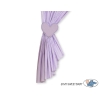 Lilac Curtains for baby room- Bear with bow