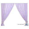 Lilac Curtains for baby room- Bear with bow