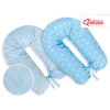 Maternity Pregnancy pillow- double-sided- Blue stars