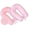 Maternity Pregnancy pillow- double-sided-Simple chevron pink
