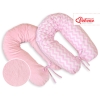 Maternity Pregnancy pillow- double-sided-Simple chevron pink