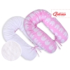 Maternity Pregnancy pillow- double-sided-Simple Elephants pink