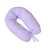 Maternity Pregnancy pillow- Longer- Lilac polka dots