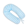 Maternity Pregnancy pillow- Simple chevron blue