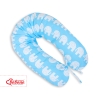 Maternity Pregnancy pillow- Simple Elephants blue