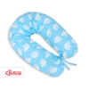 Maternity Pregnancy pillow- Simple Owls blue