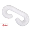 Maternity Support Pillow C - Gray flower pattern
