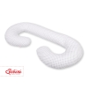 Maternity Support Pillow C - Gray flower pattern