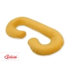 Maternity Support Pillow C minky - honey yellow