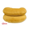 Maternity Support Pillow C minky - honey yellow