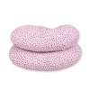 Maternity Support Pillow C - white-wine red stars