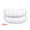 Maternity Support Pillow C - white with Gray stars