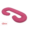 Maternity Support Pillow C - wine red stars