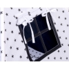 MEGA SET: Kids Teepee tent + playmat + pillows + decorative feathers- Black Stars/black