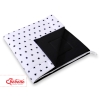 MEGA SET: Kids Teepee tent + playmat + pillows + decorative feathers- Black Stars/black