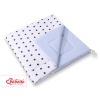 MEGA SET: Kids Teepee tent + playmat + pillows + decorative feathers- Black Stars/blue
