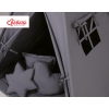 MEGA SET: Kids Teepee tent + playmat + pillows + decorative feathers FREE!- anthracite