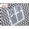 MEGA SET: Kids Teepee tent + playmat + pillows + decorative feathers FREE! - Chevron black