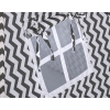 MEGA SET: Kids Teepee tent + playmat + pillows + decorative feathers FREE! - Chevron black