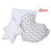 MEGA SET: Kids Teepee tent + playmat + pillows + decorative feathers FREE!- Chevron Gray