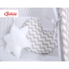 MEGA SET: Kids Teepee tent + playmat + pillows + decorative feathers FREE!- Chevron Gray