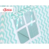 MEGA SET: Kids Teepee tent + playmat + pillows + decorative feathers FREE!- Chevron mint