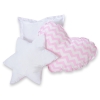 MEGA SET: Kids Teepee tent + playmat + pillows + decorative feathers FREE!- Chevron pink