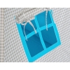 MEGA SET: Kids Teepee tent + playmat + pillows + decorative feathers FREE!- Gray checkered-turquoise