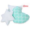 MEGA SET: Kids Teepee tent + playmat + pillows + decorative feathers FREE!- Marocco mint