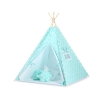 MEGA SET: Kids Teepee tent + playmat + pillows + decorative feathers FREE!- Marocco mint