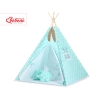 MEGA SET: Kids Teepee tent + playmat + pillows + decorative feathers FREE!- Marocco mint