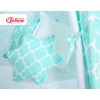 MEGA SET: Kids Teepee tent + playmat + pillows + decorative feathers FREE!- Marocco mint