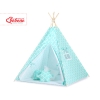 MEGA SET: Kids Teepee tent + playmat + pillows + decorative feathers FREE!- Marocco mint