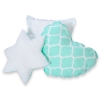 MEGA SET: Kids Teepee tent + playmat + pillows + decorative feathers FREE!- Marocco mint
