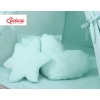 MEGA SET: Kids Teepee tent + playmat + pillows + decorative feathers FREE!- mint