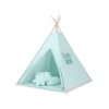 MEGA SET: Kids Teepee tent + playmat + pillows + decorative feathers FREE!- mint