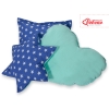 MEGA SET: Kids Teepee tent + playmat + pillows + decorative feathers FREE!- Navy blue stars