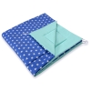 MEGA SET: Kids Teepee tent + playmat + pillows + decorative feathers FREE!- Navy blue stars