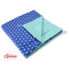 MEGA SET: Kids Teepee tent + playmat + pillows + decorative feathers FREE!- Navy blue stars