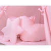 MEGA SET: Kids Teepee tent + playmat + pillows + decorative feathers FREE!- pink