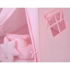 MEGA SET: Kids Teepee tent + playmat + pillows + decorative feathers FREE!- pink
